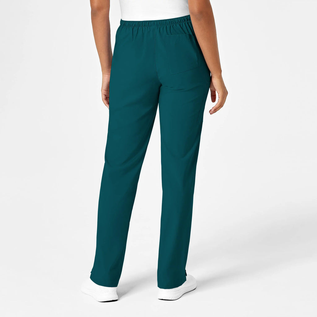 Wink Scrubs Women's Drawstring Scrub Pant Caribbean Blue | scrub-supply.com