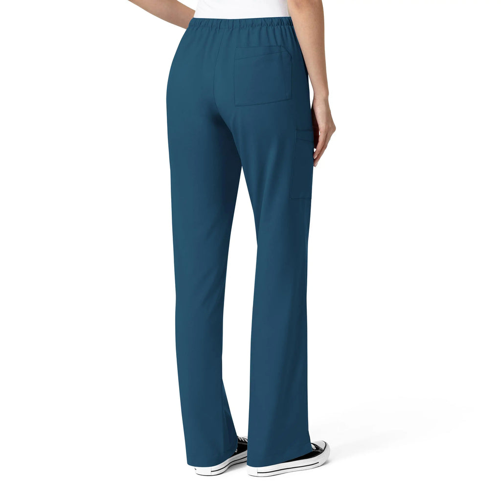 Wink Scrubs Women's Drawstring Scrub Pant Caribbean Blue | scrub-supply.com