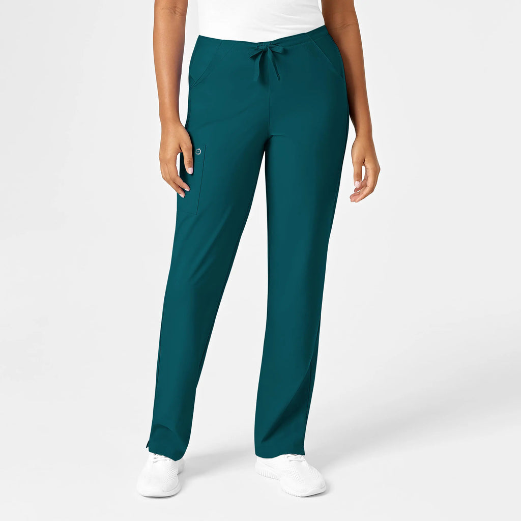 Wink Scrubs Women's Drawstring Scrub Pant Caribbean Blue | scrub-supply.com