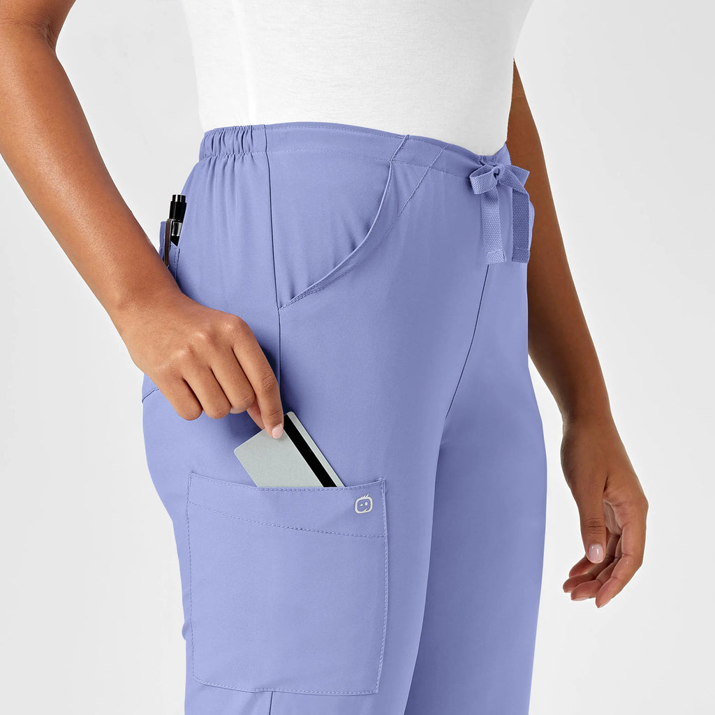 Wink Scrubs Women's Drawstring Scrub Pant Ceil Blue | scrub-supply.com