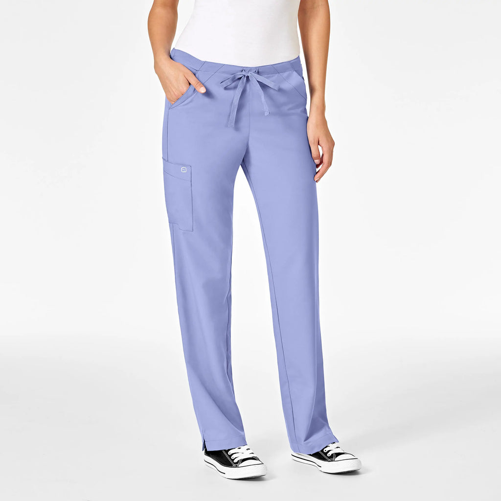 Wink Scrubs Women's Drawstring Scrub Pant Ceil Blue | scrub-supply.com