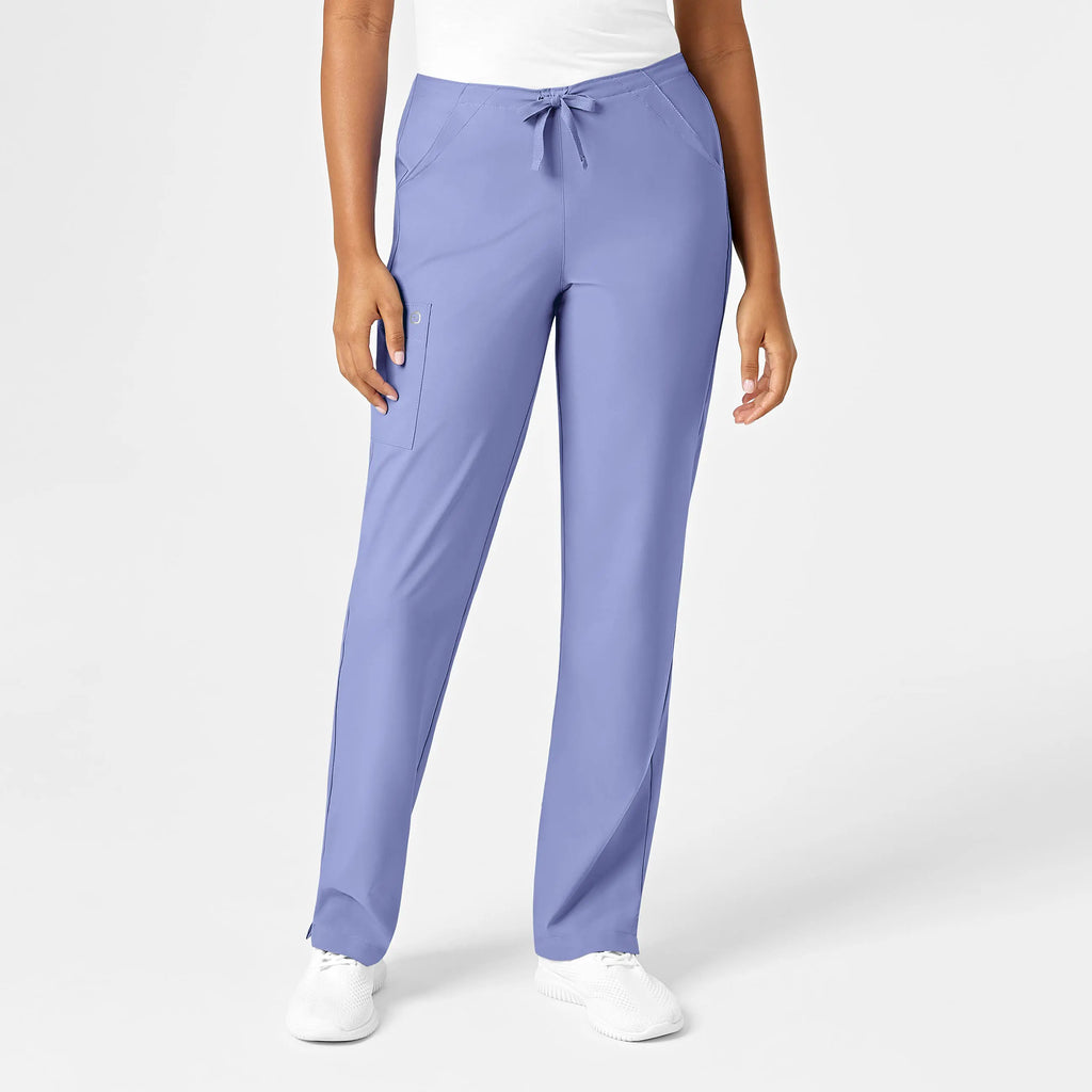 Wink Scrubs Women's Drawstring Scrub Pant Ceil Blue | scrub-supply.com