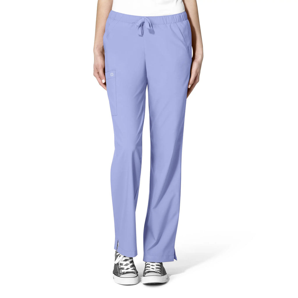 Wink Scrubs Women's Drawstring Scrub Pant Ceil Blue | scrub-supply.com