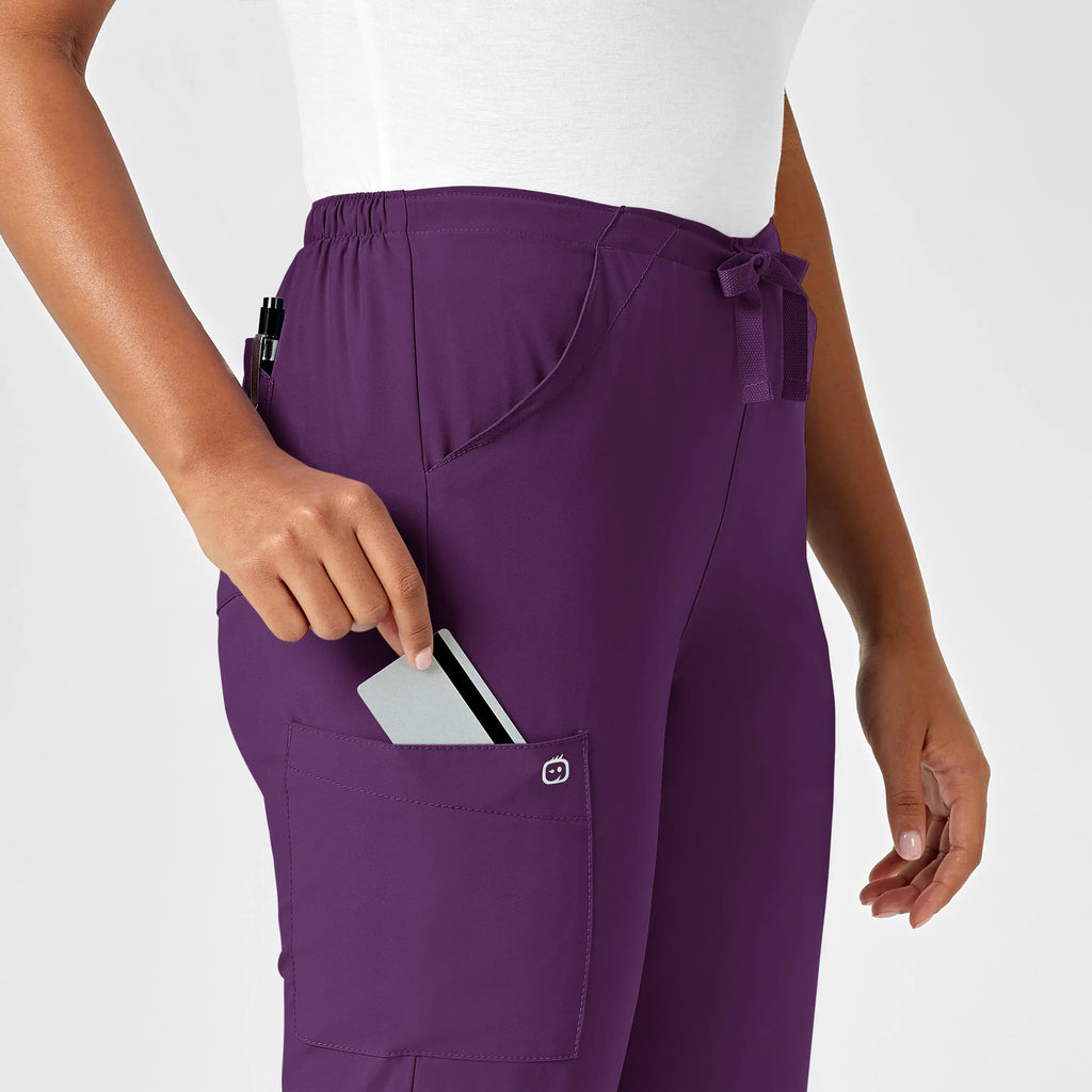 Wink Scrubs Women's Drawstring Scrub Pant Eggplant | scrub-supply.com