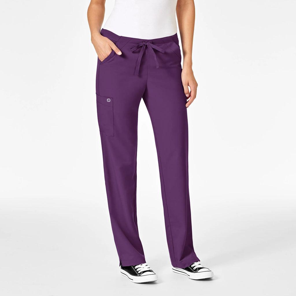 Wink Scrubs Women's Drawstring Scrub Pant Eggplant | scrub-supply.com