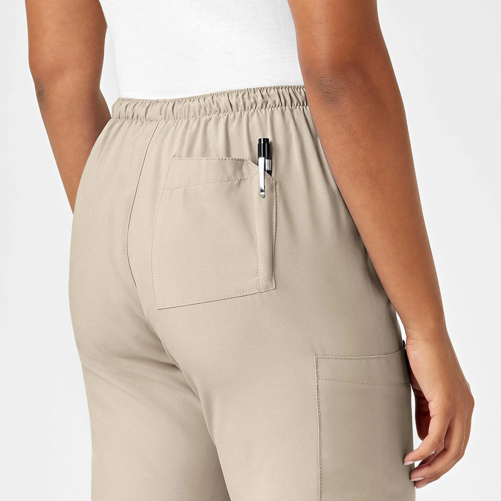 Wink Scrubs Women's Drawstring Scrub Pant Khaki | scrub-supply.com