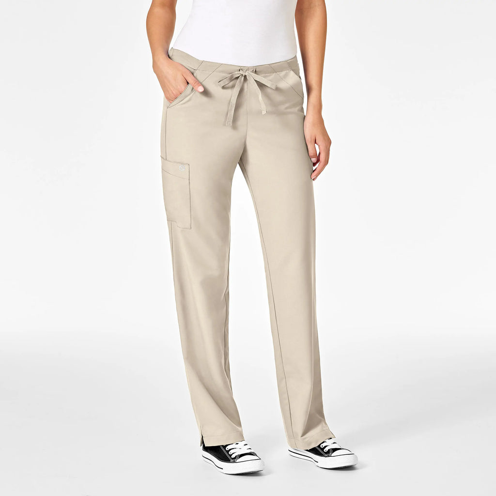 Wink Scrubs Women's Drawstring Scrub Pant Khaki | scrub-supply.com