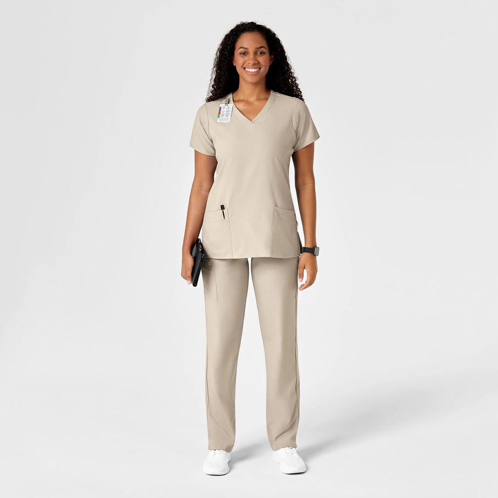 Wink Scrubs Women's Drawstring Scrub Pant Khaki | scrub-supply.com