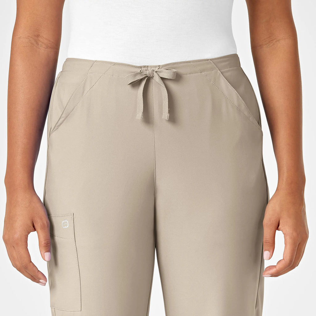 Wink Scrubs Women's Drawstring Scrub Pant Khaki | scrub-supply.com