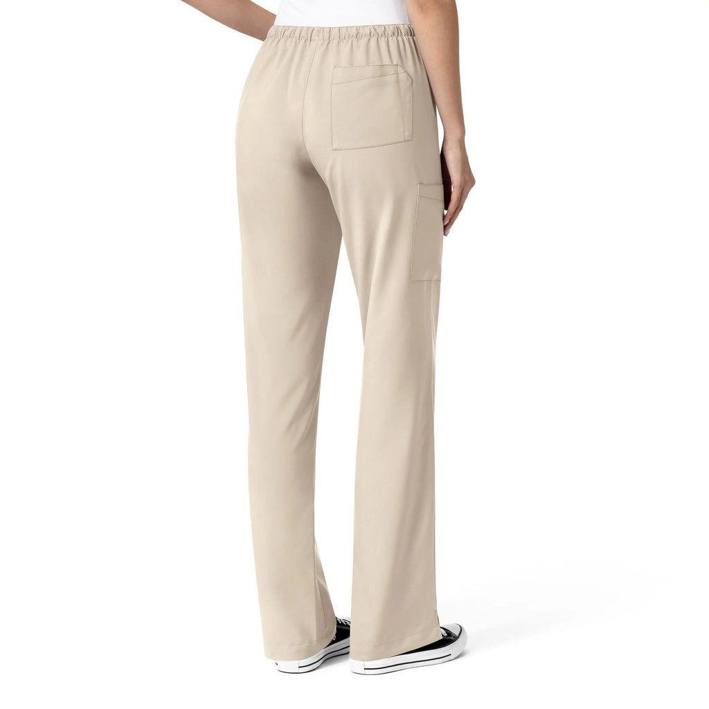 Wink Scrubs Women's Drawstring Scrub Pant Khaki | scrub-supply.com