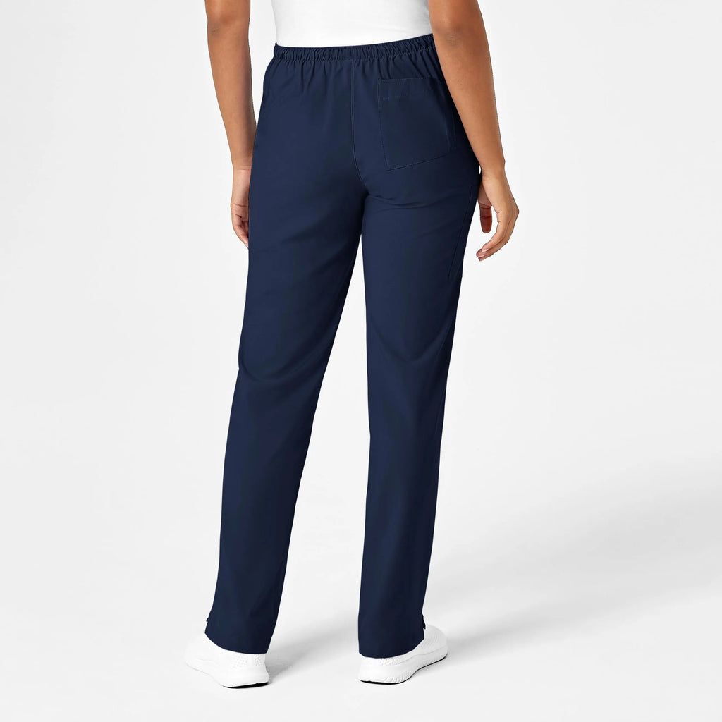 Wink Scrubs Women's Drawstring Scrub Pant Navy | scrub-supply.com