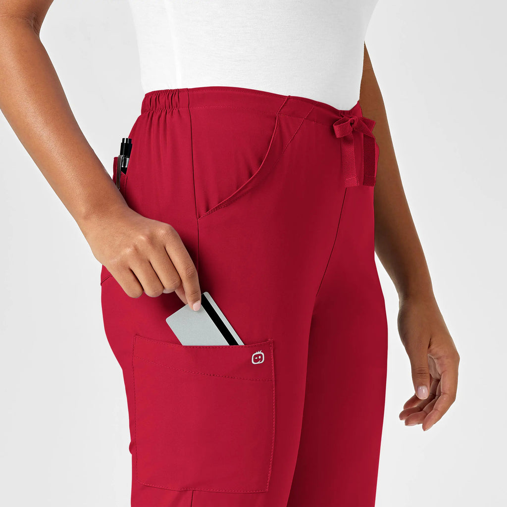 Wink Scrubs Women's Drawstring Scrub Pant Red | scrub-supply.com