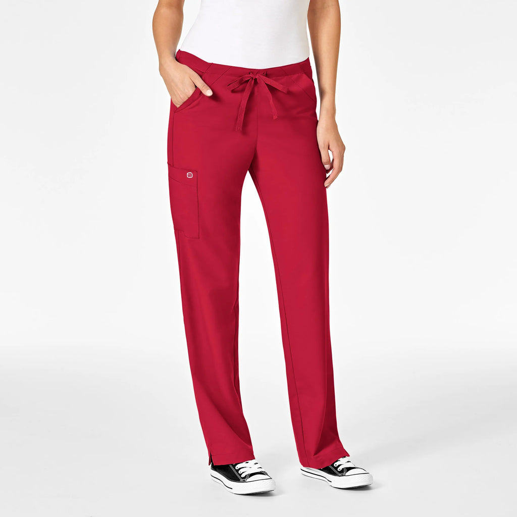 Wink Scrubs Women's Drawstring Scrub Pant Red | scrub-supply.com