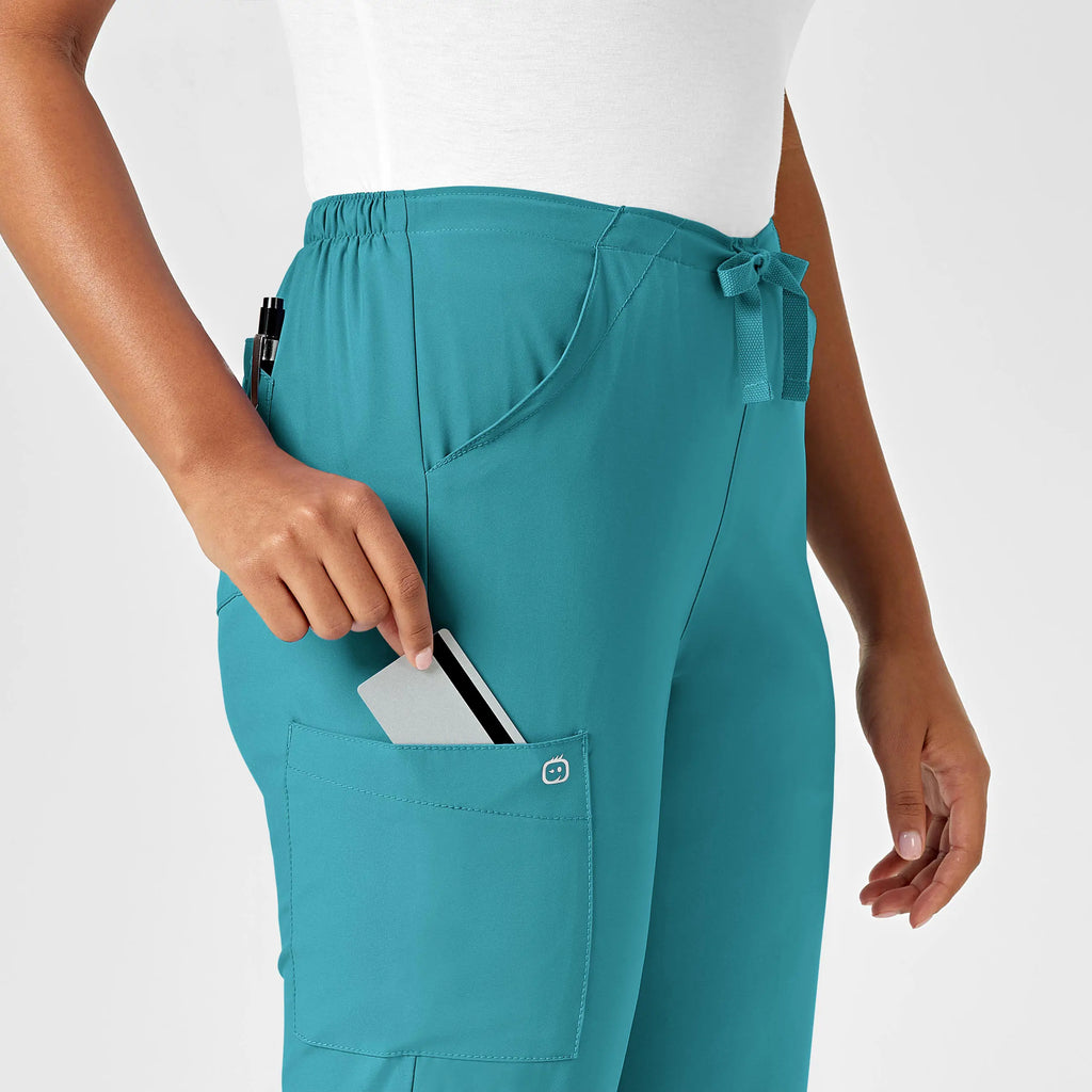 Wink Scrubs Women's Drawstring Scrub Pant Teal | scrub-supply.com