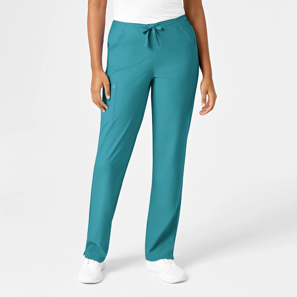 Wink Scrubs Women's Drawstring Scrub Pant Teal | scrub-supply.com