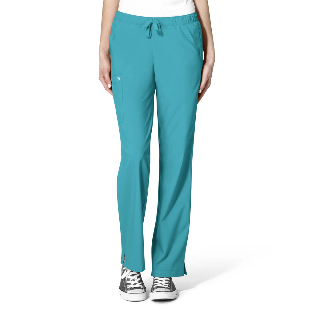 Wink Scrubs Women's Drawstring Scrub Pant Teal | scrub-supply.com