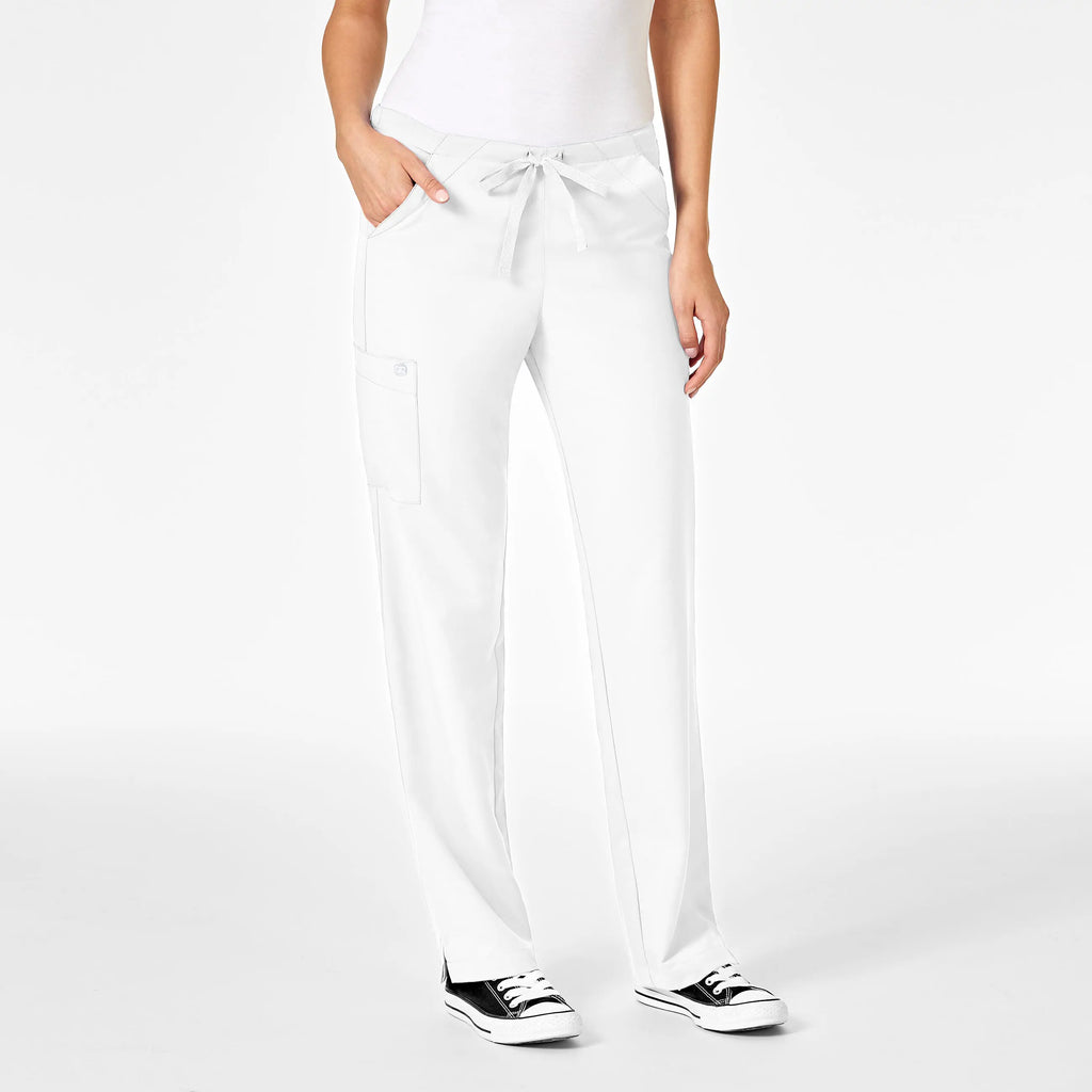 Wink Scrubs Women's Drawstring Scrub Pant White | scrub-supply.com