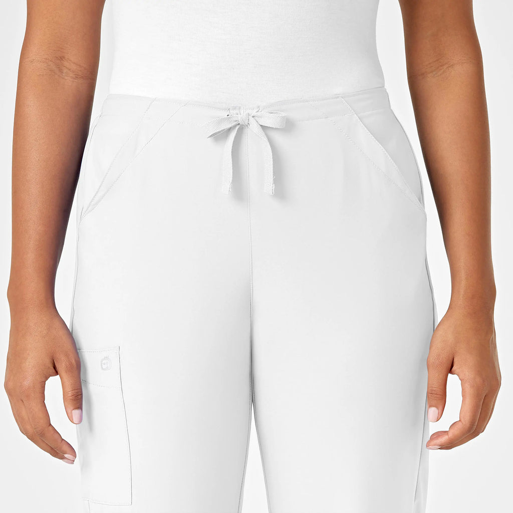 Wink Scrubs Women's Drawstring Scrub Pant White | scrub-supply.com