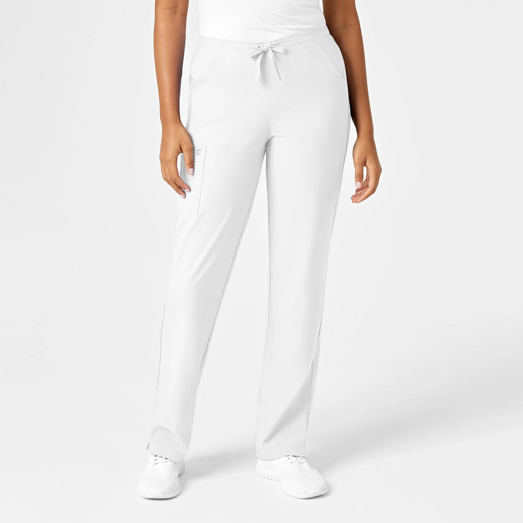 Wink Scrubs Women's Drawstring Scrub Pant White | scrub-supply.com