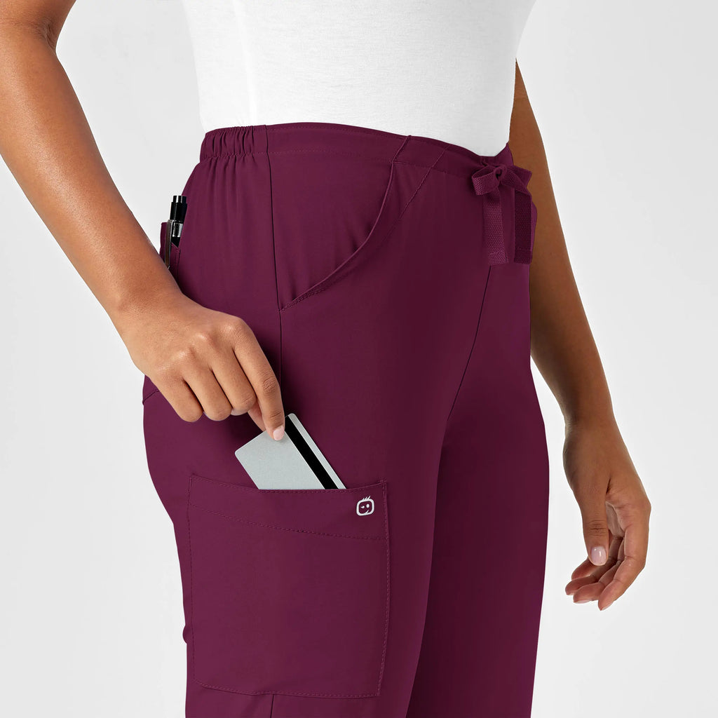 Wink Scrubs Women's Drawstring Scrub Pant Wine | scrub-supply.com