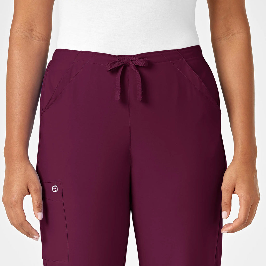 Wink Scrubs Women's Drawstring Scrub Pant Wine | scrub-supply.com