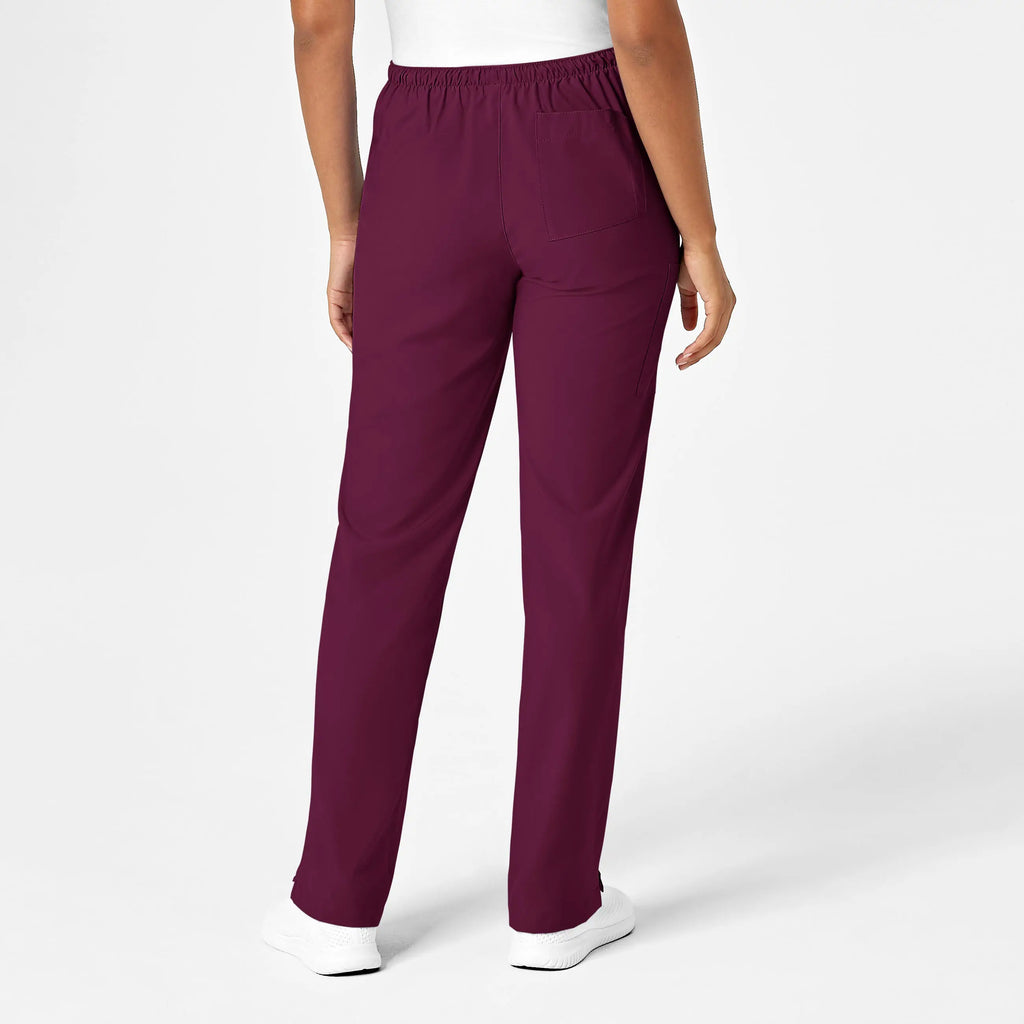 Wink Scrubs Women's Drawstring Scrub Pant Wine | scrub-supply.com