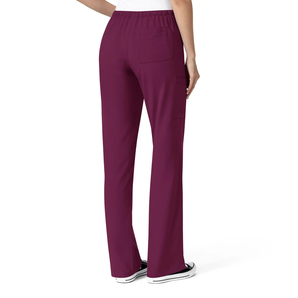 Wink Scrubs Women's Drawstring Scrub Pant Wine | scrub-supply.com