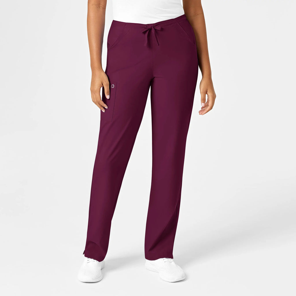 Wink Scrubs Women's Drawstring Scrub Pant Wine | scrub-supply.com