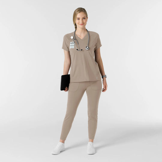 Wink Scrubs Knit Women's Track Scrub Pant Haze | scrub-supply.com
