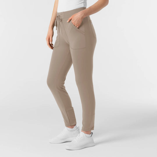Wink Scrubs Knit Women's Track Scrub Pant Haze | scrub-supply.com