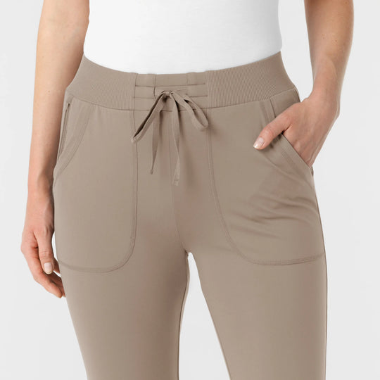 Wink Scrubs Knit Women's Track Scrub Pant Haze | scrub-supply.com