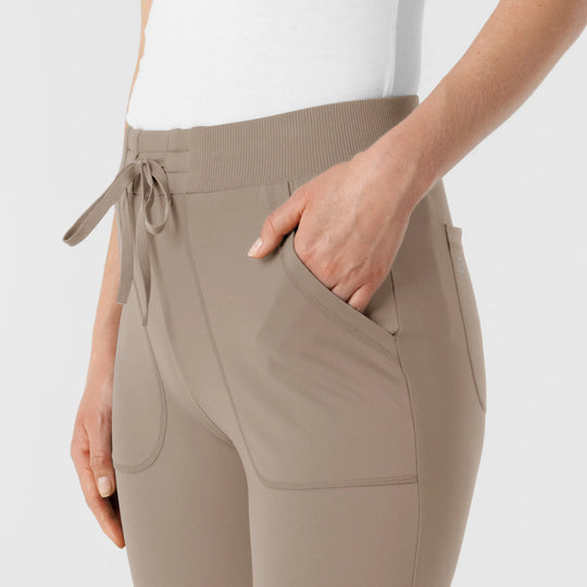 Wink Scrubs Knit Women's Track Scrub Pant Haze | scrub-supply.com