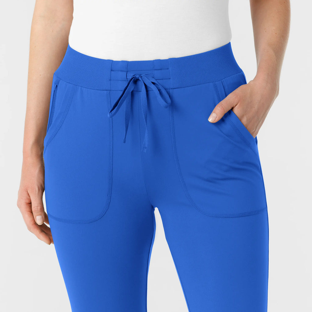 Wink Scrubs Knit Women's Track Scrub Pant Royal Blue | scrub-supply.com