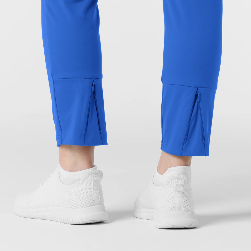 Wink Scrubs Knit Women's Track Scrub Pant Royal Blue | scrub-supply.com