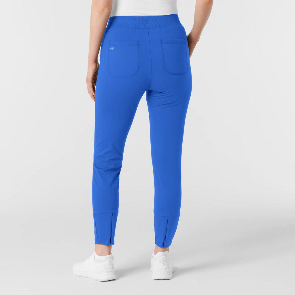 Wink Scrubs Knit Women's Track Scrub Pant Royal Blue | scrub-supply.com