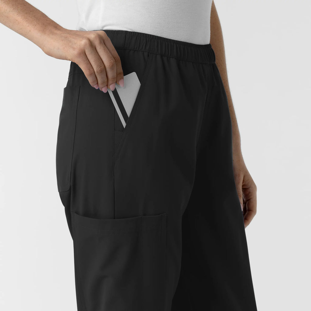 Wink Scrubs Women's Slim Leg Scrub Pant Black | scrub-supply.com