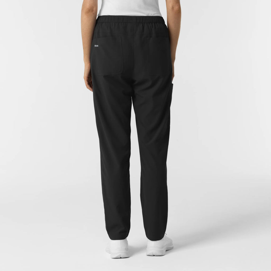 Wink Scrubs Women's Slim Leg Scrub Pant Black | scrub-supply.com