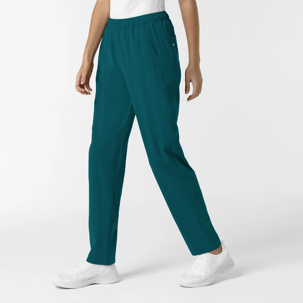 Wink Scrubs Women's Slim Leg Scrub Pant Caribbean Blue | scrub-supply.com