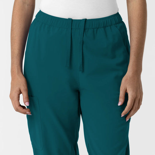 Wink Scrubs Women's Slim Leg Scrub Pant Caribbean Blue | scrub-supply.com
