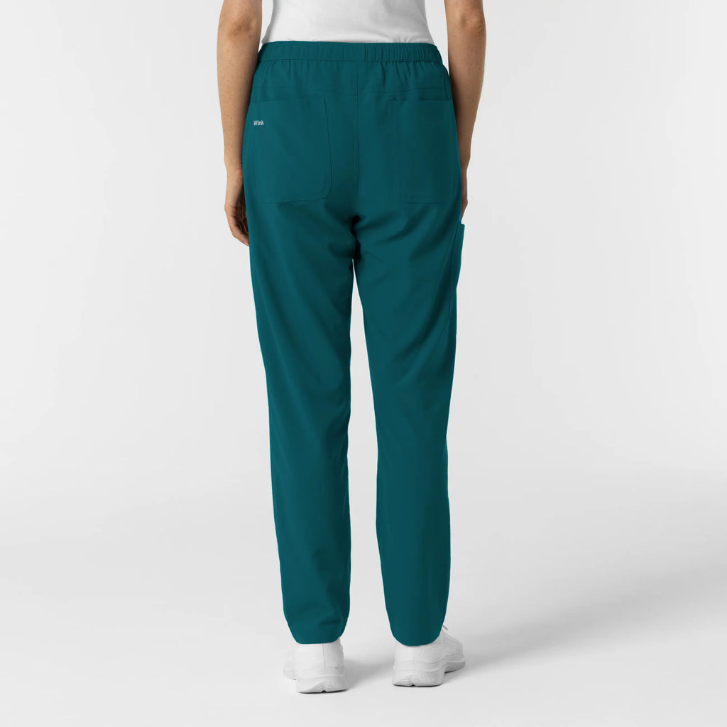 Wink Scrubs Women's Slim Leg Scrub Pant Caribbean Blue | scrub-supply.com