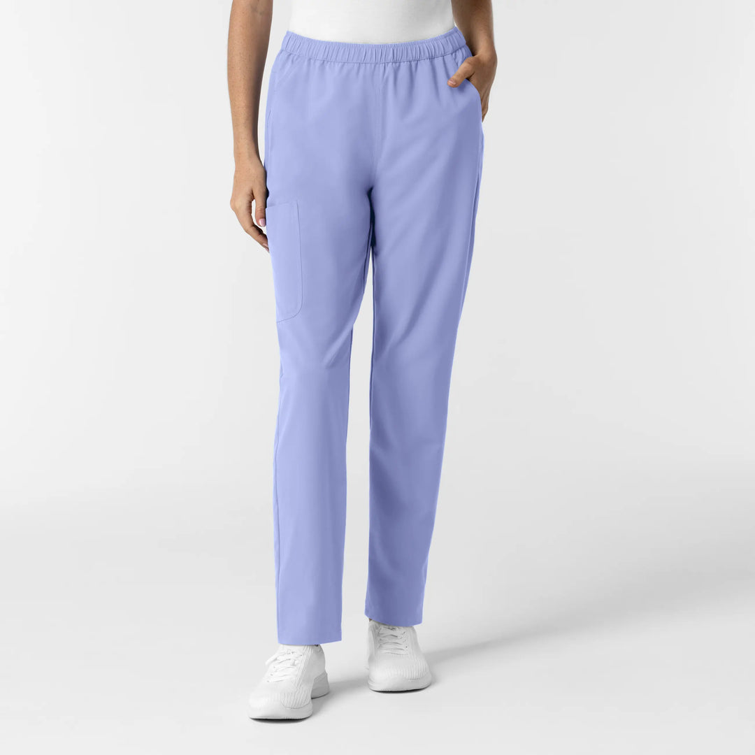 Wink Scrubs Women's Slim Leg Scrub Pant Ceil Blue | scrub-supply.com