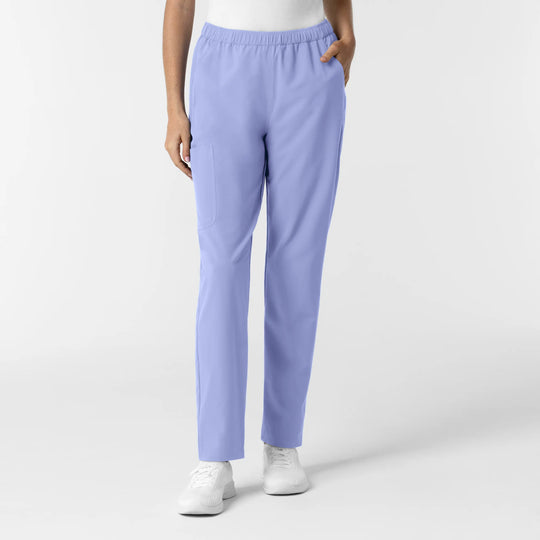 Wink Scrubs Women's Slim Leg Scrub Pant Ceil Blue | scrub-supply.com