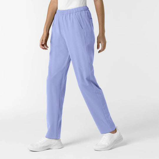 Wink Scrubs Women's Slim Leg Scrub Pant Ceil Blue | scrub-supply.com