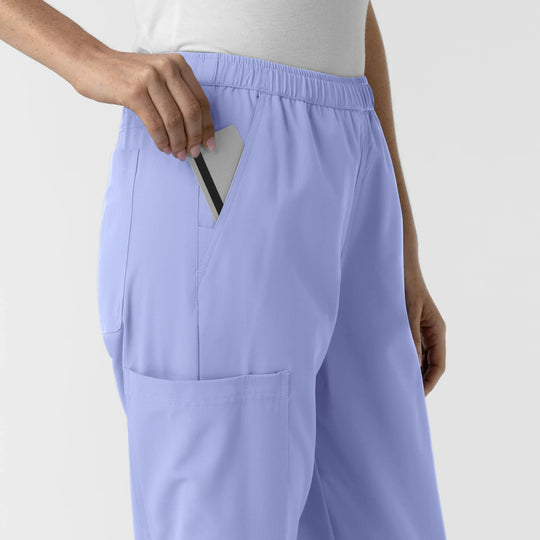 Wink Scrubs Women's Slim Leg Scrub Pant Ceil Blue | scrub-supply.com
