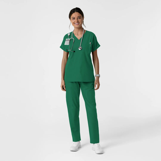 Wink Scrubs Women's Slim Leg Scrub Pant Hunter | scrub-supply.com