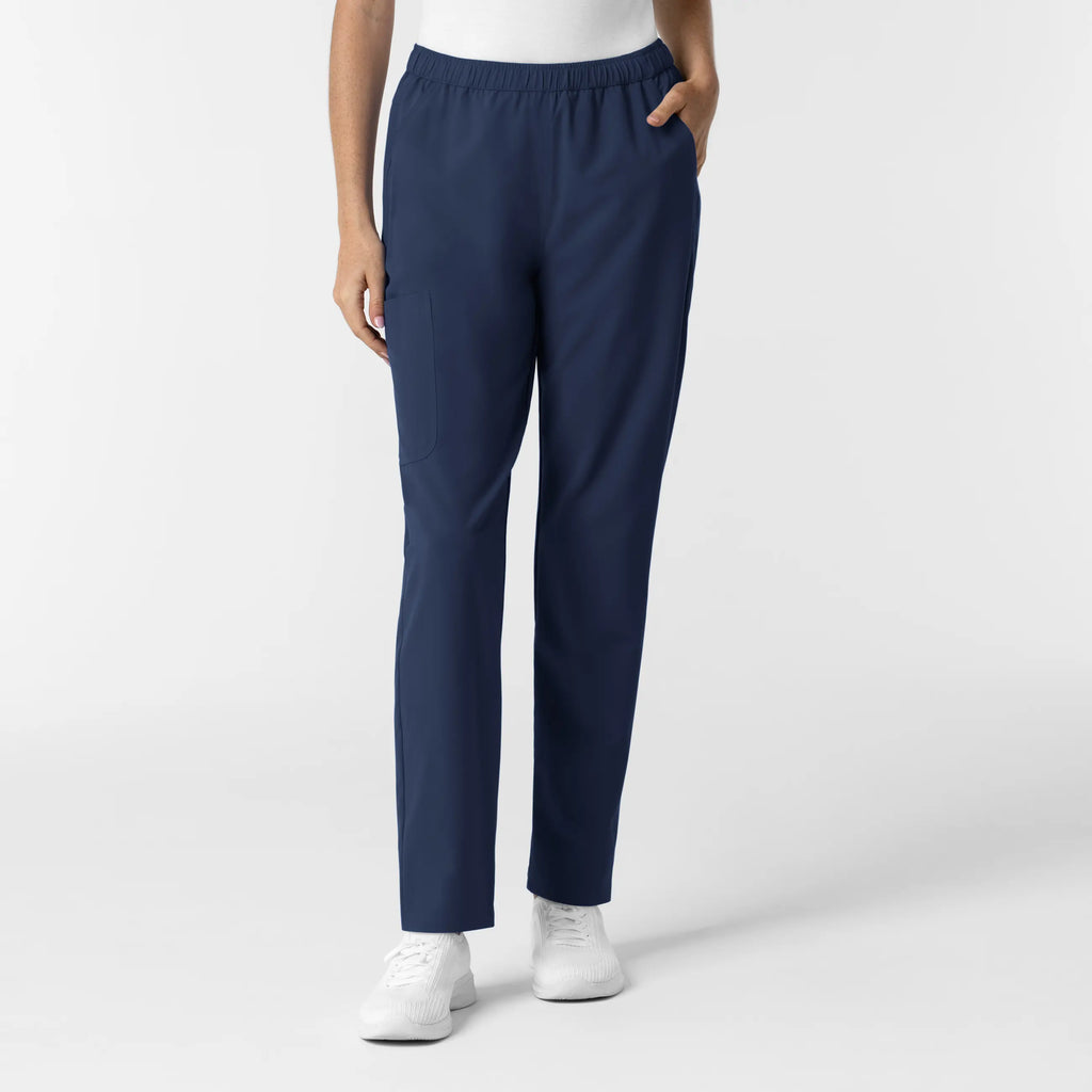 Wink Scrubs Women's Slim Leg Scrub Pant Navy | scrub-supply.com