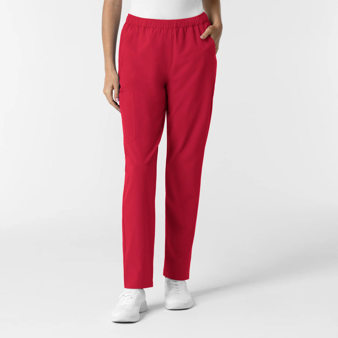 Wink Scrubs Women's Slim Leg Scrub Pant Red | scrub-supply.com