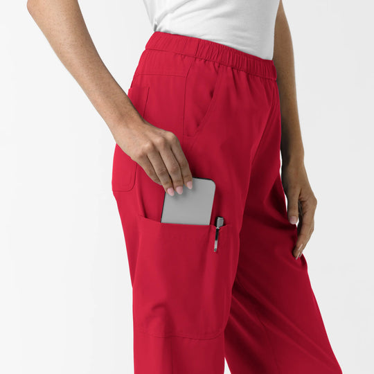 Wink Scrubs Women's Slim Leg Scrub Pant Red | scrub-supply.com