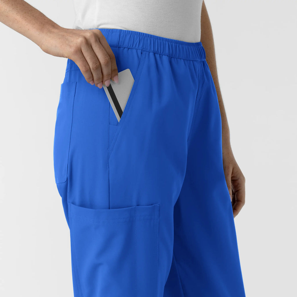 Wink Scrubs Women's Slim Leg Scrub Pant Royal Blue | scrub-supply.com