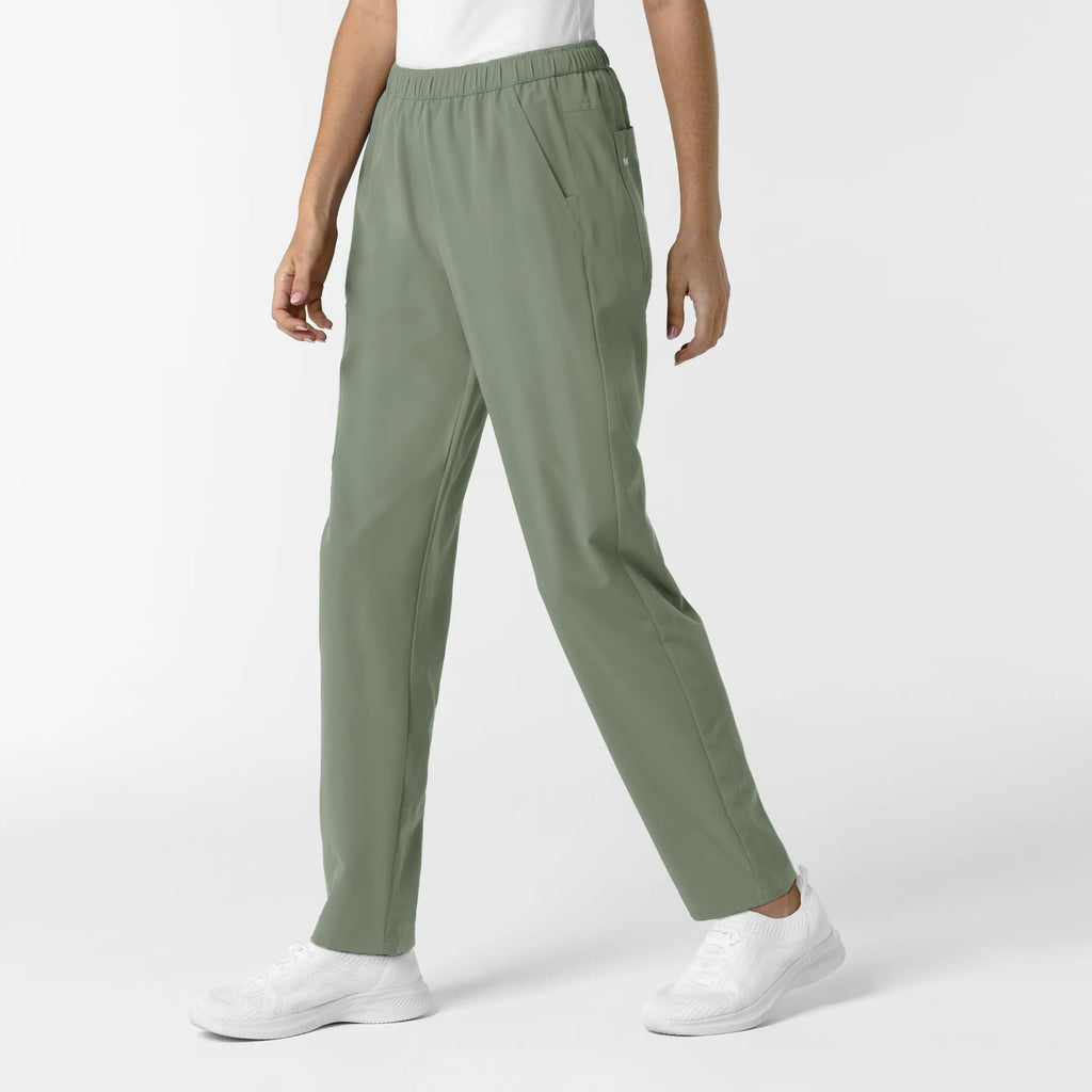 Wink Scrubs Women's Slim Leg Scrub Pant Sage | scrub-supply.com